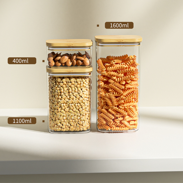 Контейнеры с бамбуковой крышкой