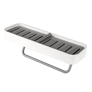 Настенная мыльница с вешалкой для полотенец