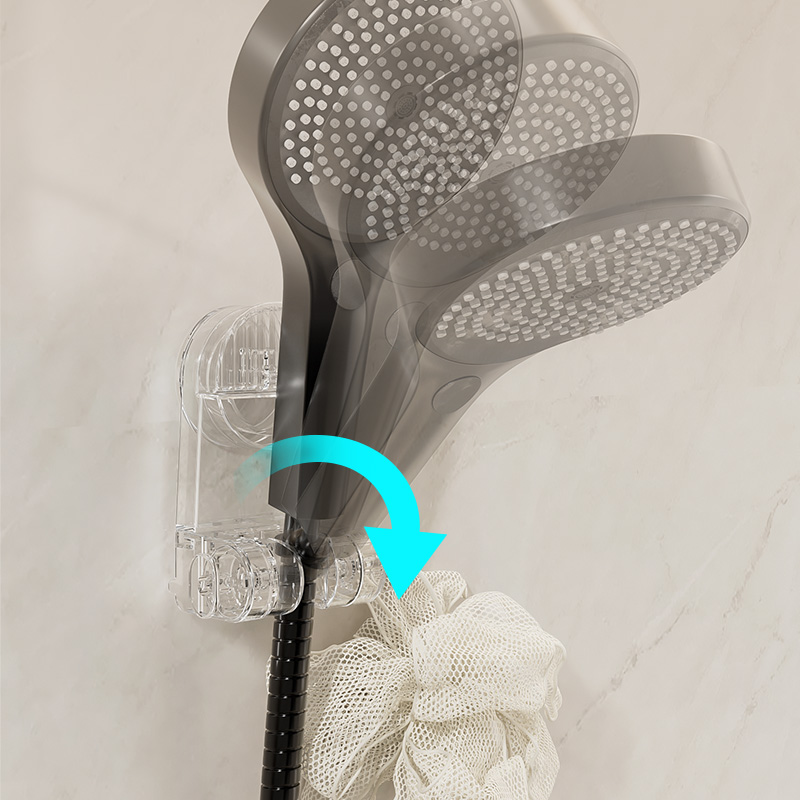 Оптовая торговля All-Claer Многофункциональный держатель для душевой насадки для ванной комнаты Мощная стойка для хранения на присоске OEM ODM Упаковочная коробка